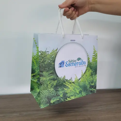 Sítio Esmeralda — Sacola com impressão colorida