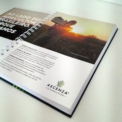 Ascenza — Caderno com capa dura e páginas impressas