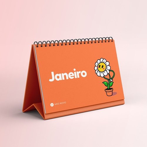 Calendário de mesa personalizado